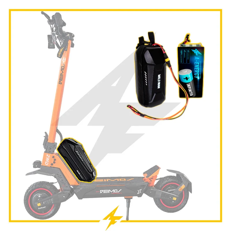 Batería externa de autonomía 48V para patinete eléctrico Ecoxtrem Deimos Single / Dual Motor