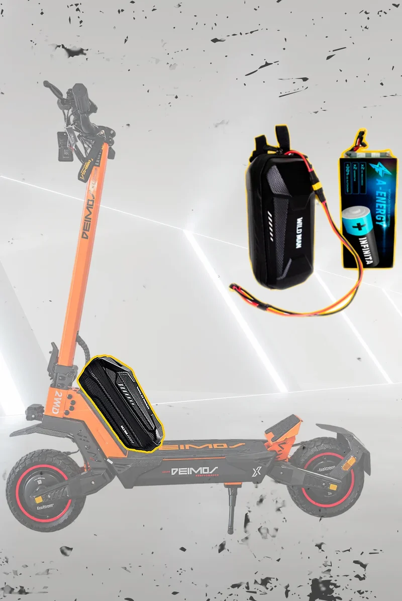 Batería externa de autonomía 48V para patinete eléctrico Ecoxtrem Deimos Single / Dual Motor