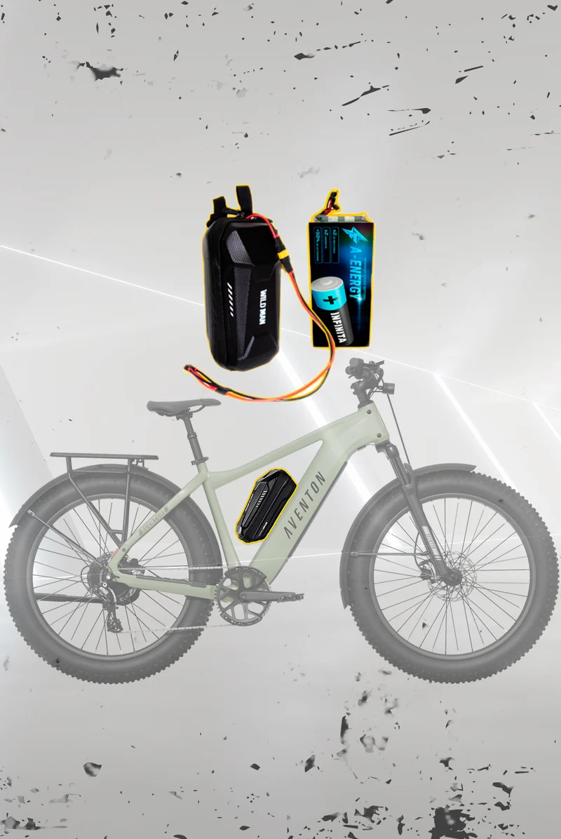 Batería Externa de Autonomía para Bicicletas Eléctricas con motores Bafang 36 V, 48 V, 52 V