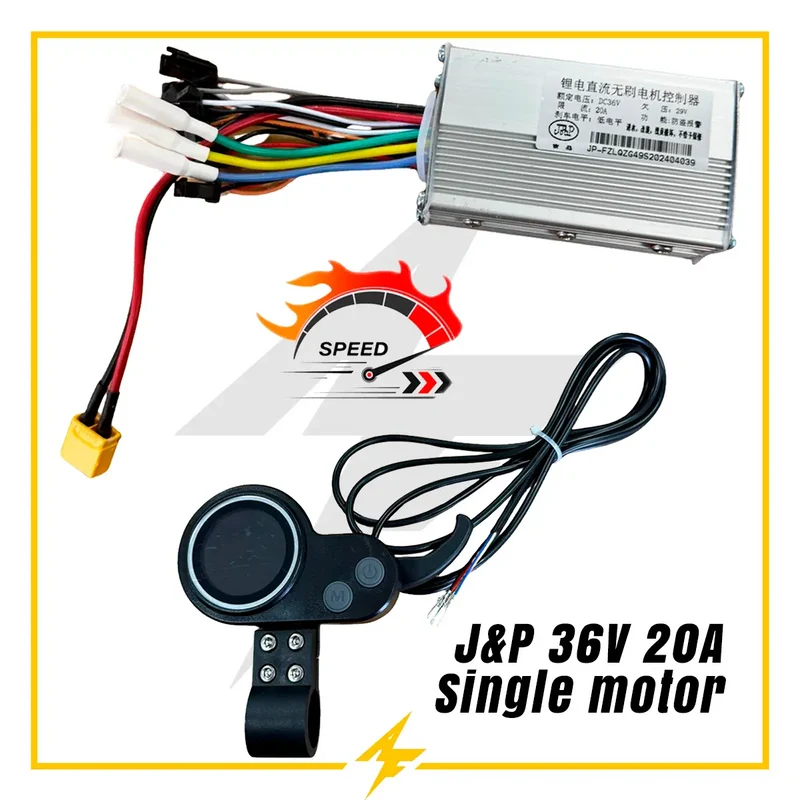 Controladora JP 36V 20A Single Motor para Patinete Eléctrico - Máxima Potencia y Aceleración