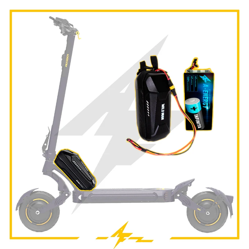 Batería externa de autonomía 52V para patinete eléctrico Ausom SR1 - Instalación fácil y autonomía superior con AF SCOOTERS