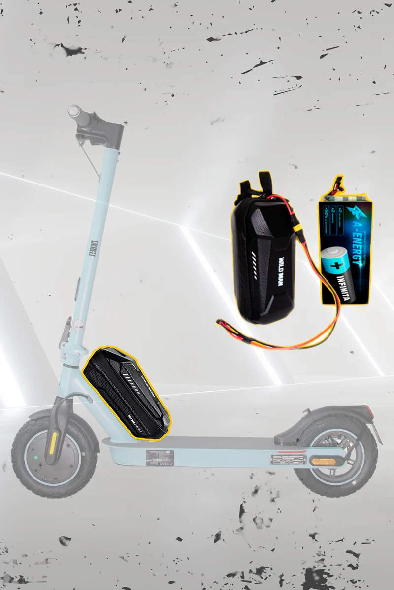Batería externa de autonomía 36V para patinete eléctrico Zwheel ZFox Plus / Max - Instalación fácil y autonomía superior con AF SCOOTERS