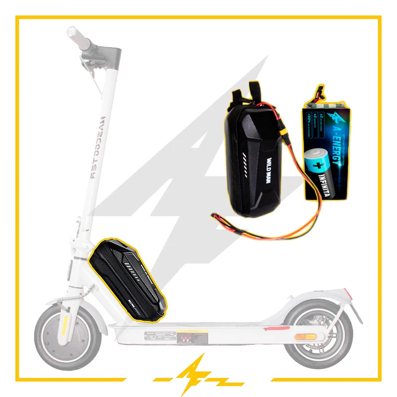 Batería externa de autonomía 36V para patinete eléctrico Zwheel Mascooter S1 Essential / S2 - Instalación fácil y autonomía superior con AF SCOOTERS