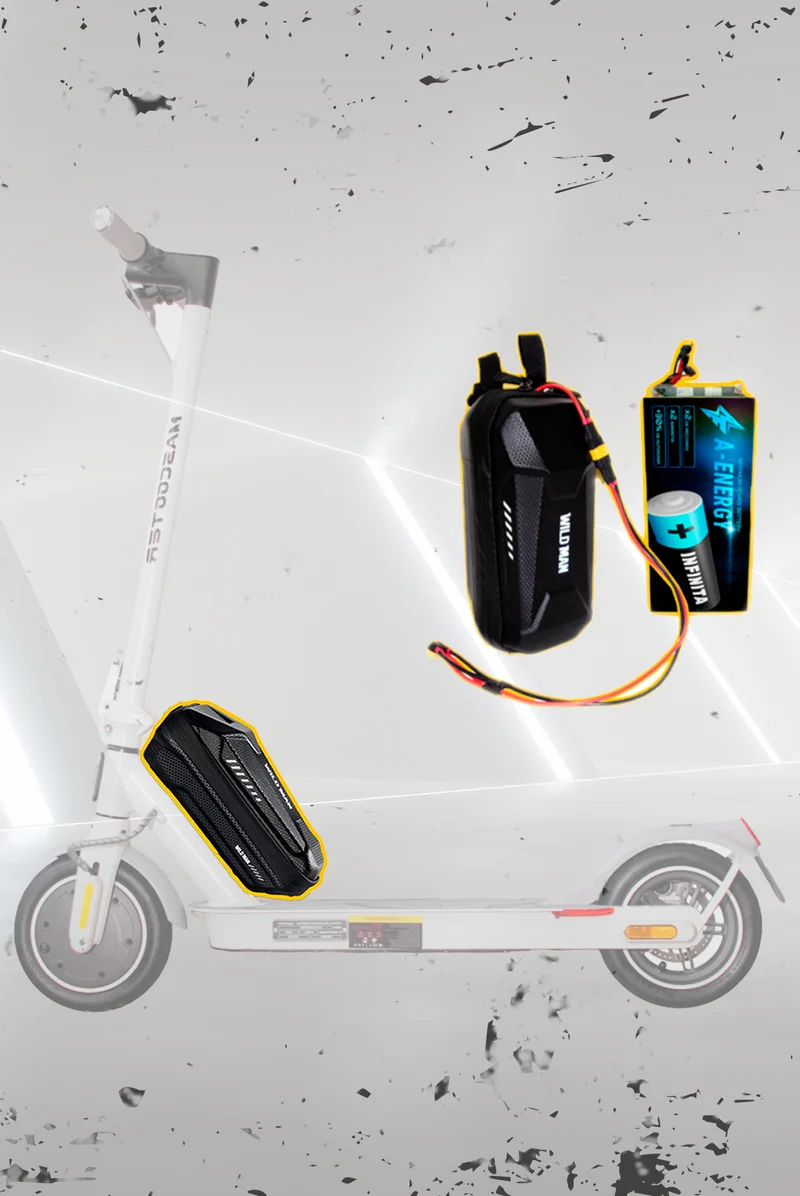 Batería externa de autonomía 36V para patinete eléctrico Zwheel Mascooter S1 Essential / S2 - Instalación fácil y autonomía superior con AF SCOOTERS