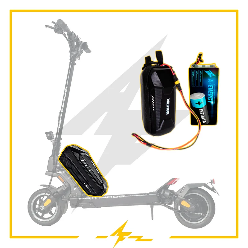 Batería externa de autonomía 52V para patinete eléctrico Dualtron Aminia Special - Instalación fácil y autonomía superior con AF SCOOTERS