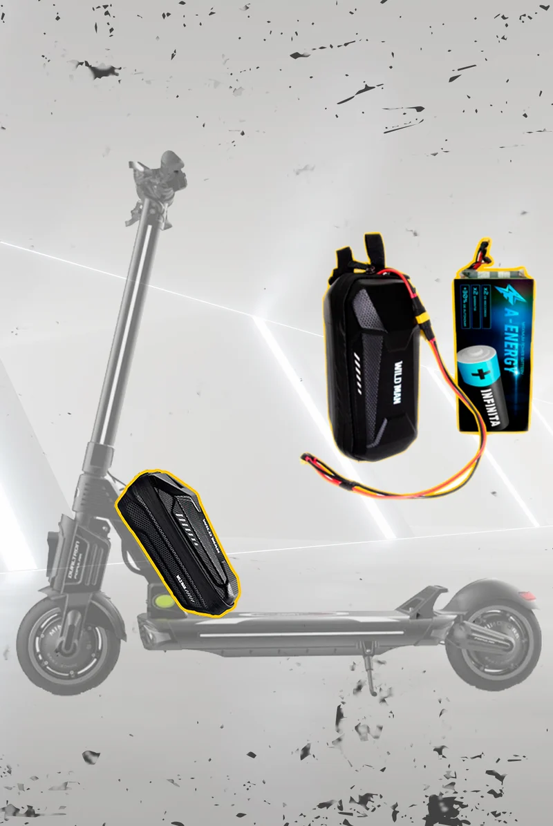 Batería externa de autonomía 52V para patinete eléctrico Dualtron Popular - Instalación fácil y autonomía superior con AF SCOOTERS