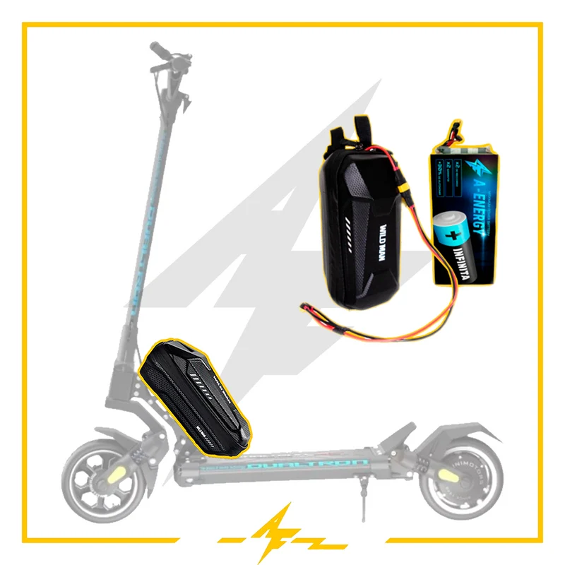 Batería externa de autonomía 52V para patinete eléctrico Dualtron Mini Special - Instalación fácil y autonomía superior con AF SCOOTERS