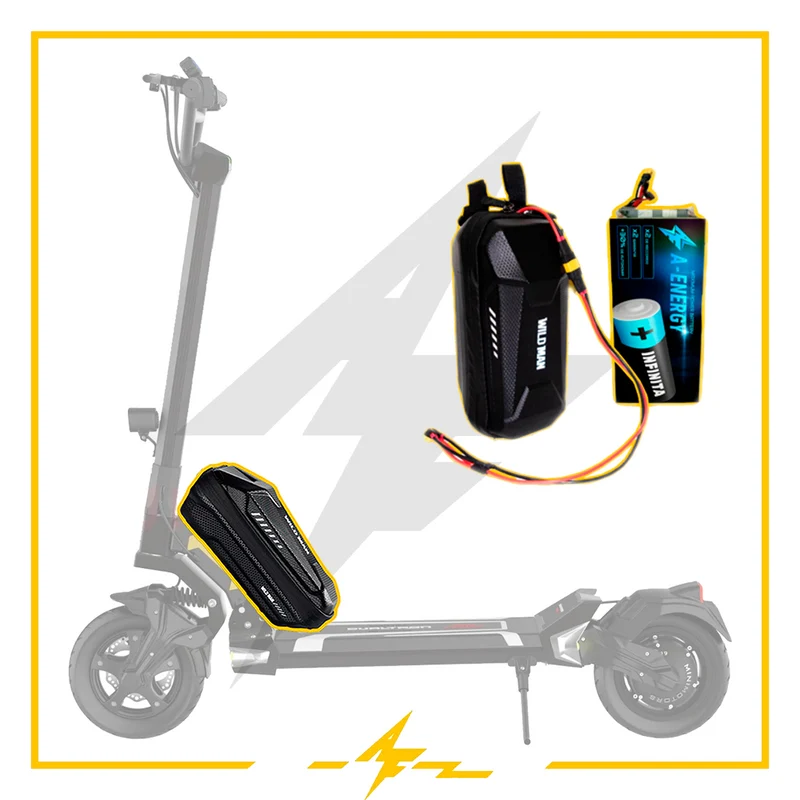Batería externa de autonomía 60V para patinete eléctrico Dualtron Togo Limited / Max - Instalación fácil y autonomía superior con AF SCOOTERS