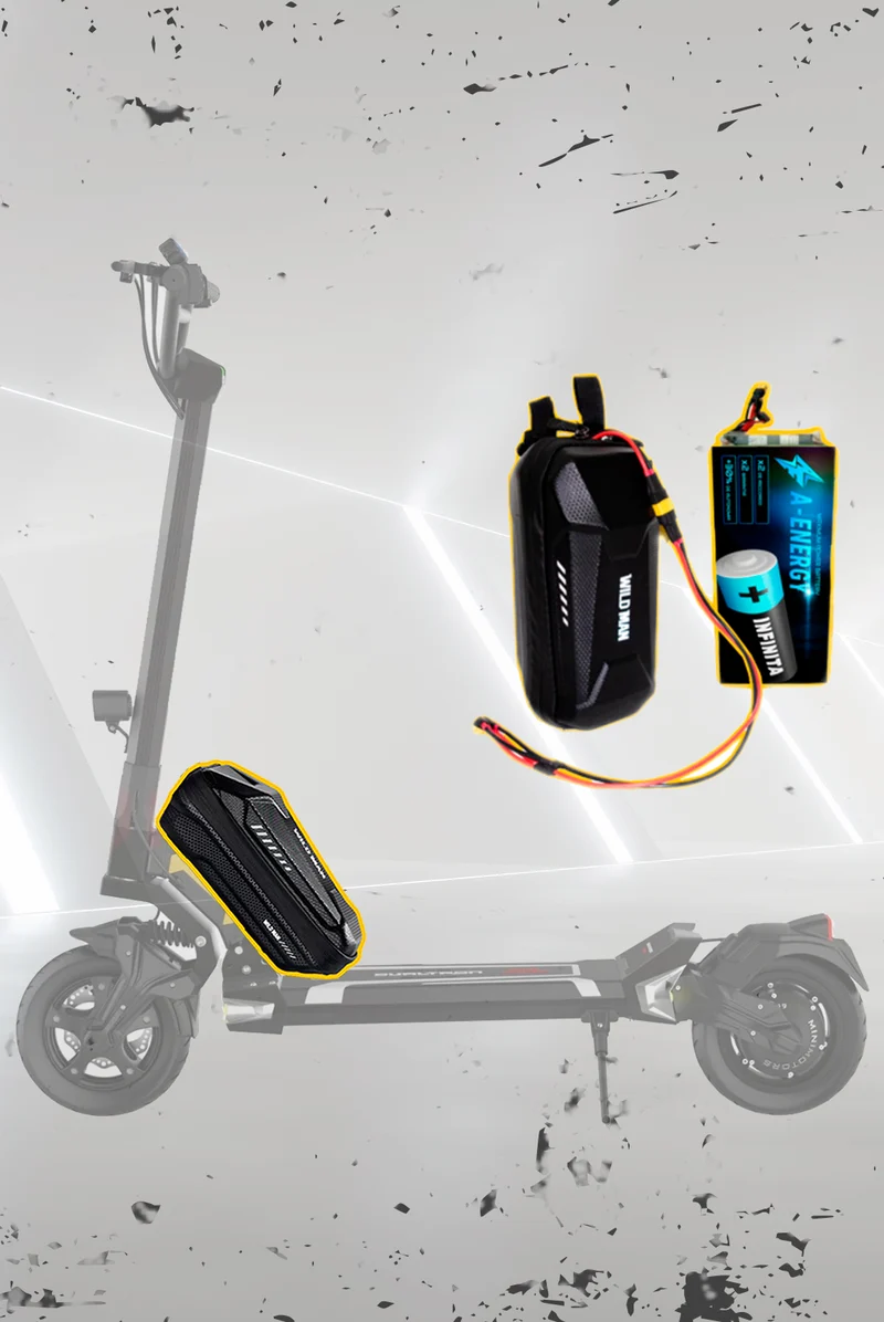 Batería externa de autonomía 60V para patinete eléctrico Dualtron Togo Limited / Max - Instalación fácil y autonomía superior con AF SCOOTERS