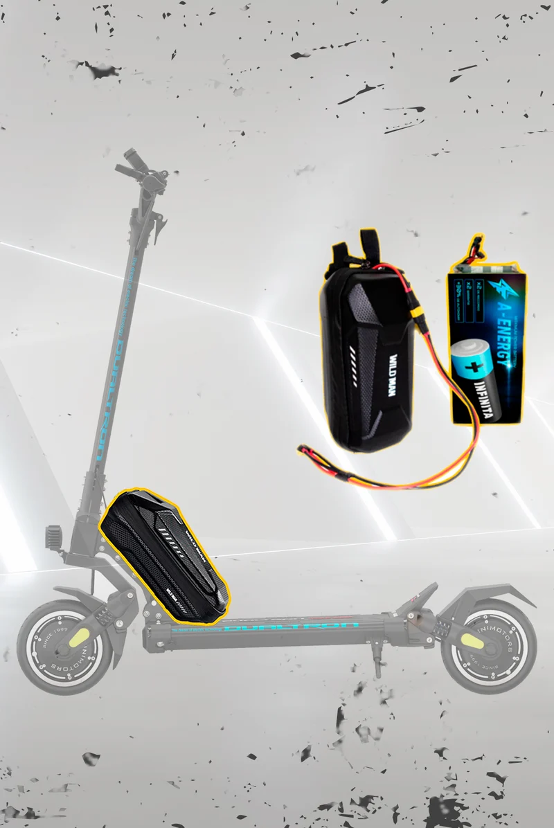 Batería externa de autonomía 60V para patinete eléctrico Dualtron Mini / Dual - Instalación fácil y autonomía superior con AF SCOOTERS