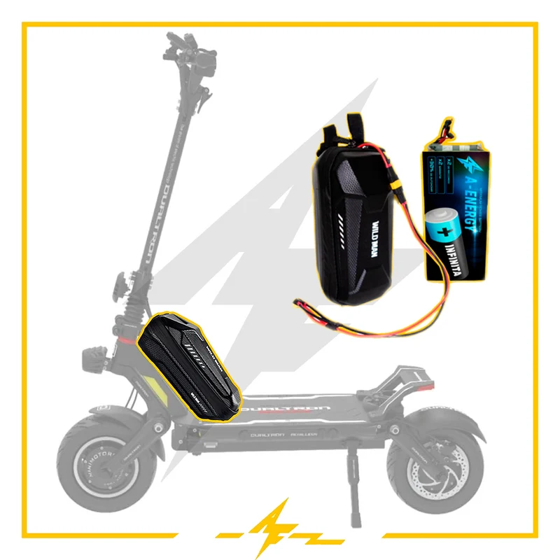 Batería externa de autonomía 60V para patinete eléctrico Dualtron Achilleus - Instalación fácil y autonomía superior con AF SCOOTERS