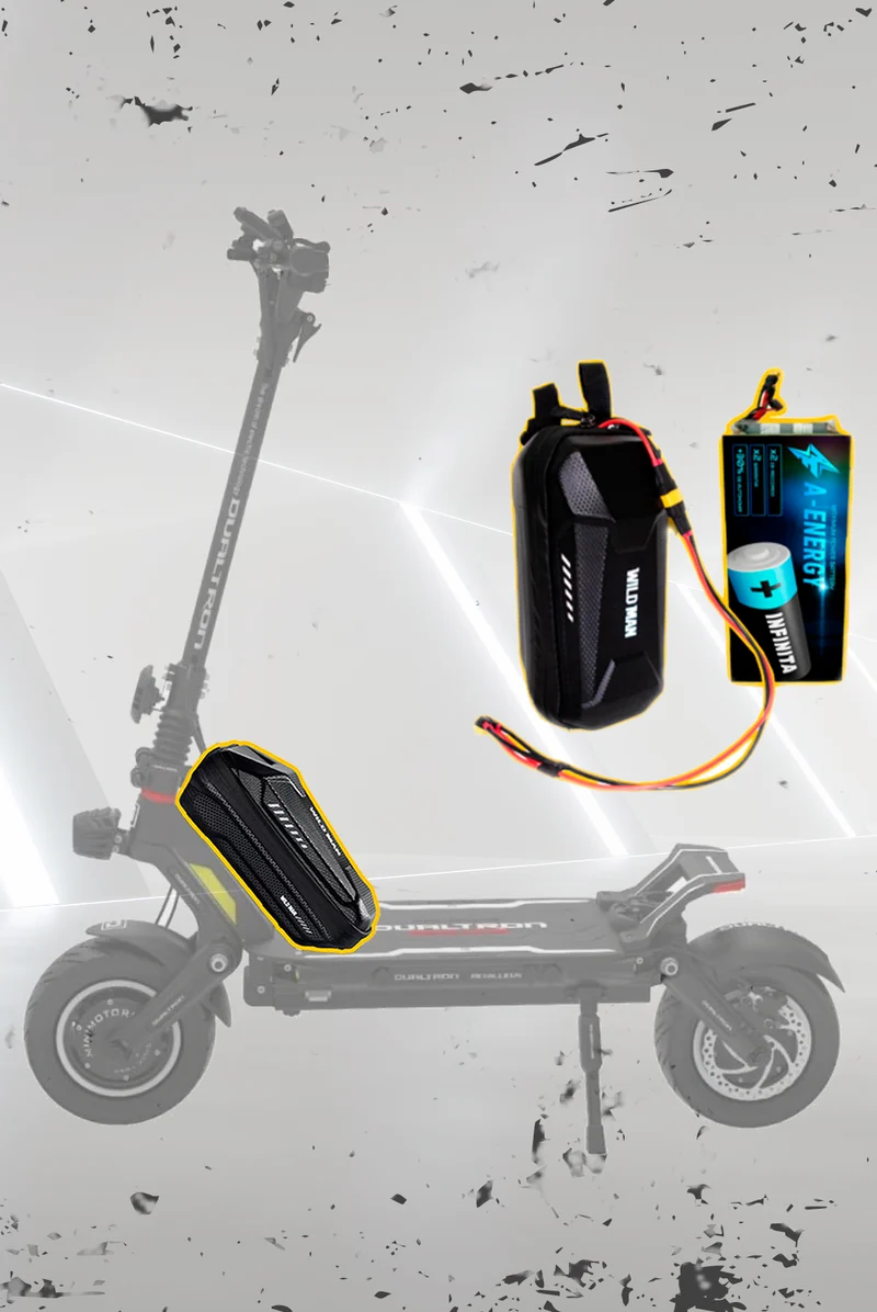 Batería externa de autonomía 60V para patinete eléctrico Dualtron Achilleus - Instalación fácil y autonomía superior con AF SCOOTERS
