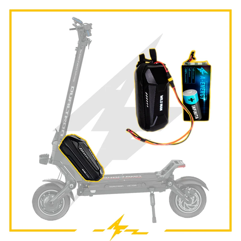 Batería externa de autonomía 60V para patinete eléctrico Dualtron Victor Limited / Luxury - Instalación fácil y autonomía superior con AF SCOOTERS