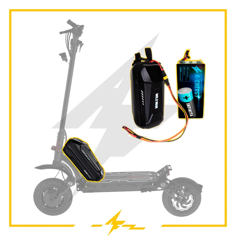 Batería externa de autonomía 60V para patinete eléctrico Dualtron Forever / Limited - Instalación fácil y autonomía superior con AF SCOOTERS