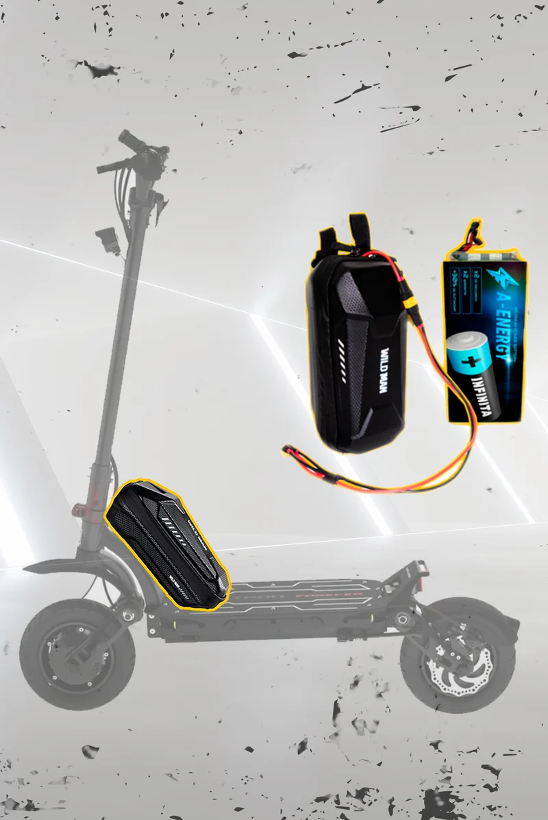 Batería externa de autonomía 60V para patinete eléctrico Dualtron Forever / Limited - Instalación fácil y autonomía superior con AF SCOOTERS