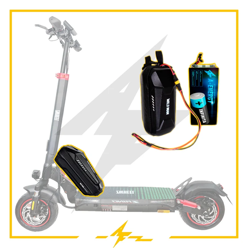 Batería externa de autonomía 48V para patinete eléctrico Zwheel ZRino / SE - Instalación fácil y autonomía superior con AF SCOOTERS