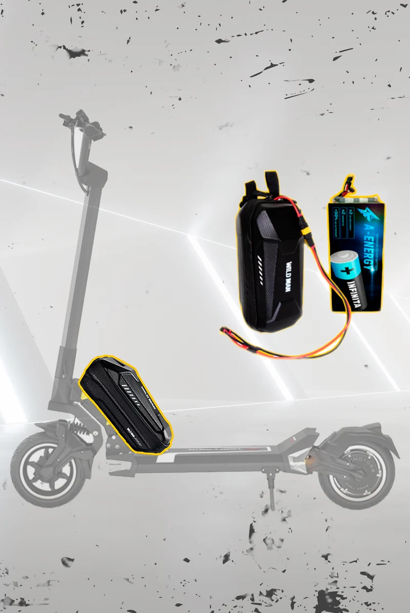 Batería externa de autonomía 48V para patinete eléctrico Dualtron Togo / Pro - Instalación fácil y autonomía superior con AF SCOOTERS