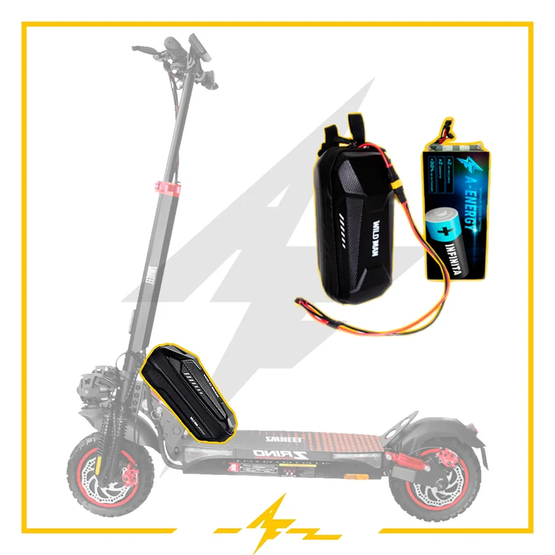 Batería externa de autonomía 48V para patinete eléctrico Zwheel ZRino Duo / Max - Instalación fácil y autonomía superior con AF SCOOTERS