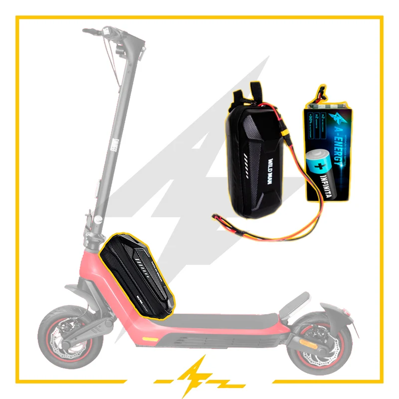 Batería externa de autonomía 48V para patinete eléctrico Zwheel ZLion PRO - Instalación fácil y autonomía superior con AF SCOOTERS