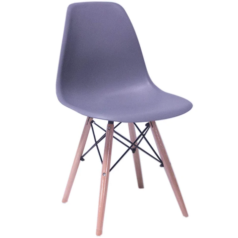 Sillas Eames Replica Set de 4 Sillas Gris Diseño Silla de Diseno Decoración Interior Vanguardista