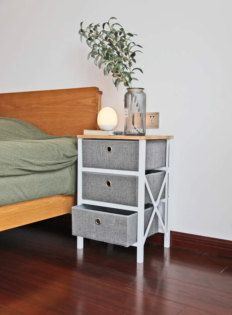 TUTTI-HOME Buro Capri 3 Cajones Gris