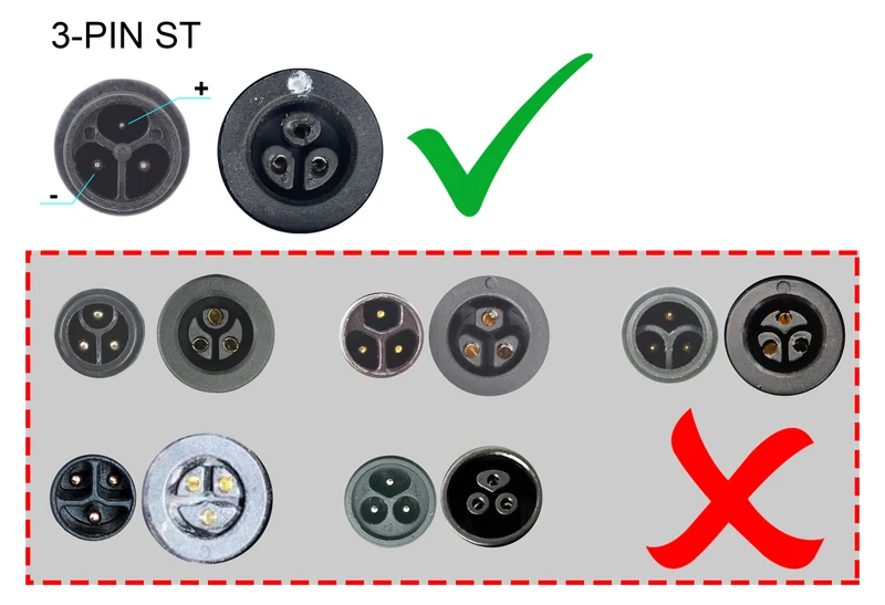 54,6 V 3 A | MATE X 750W E-Bike Ladegerät (48V) | MAX 3-Pin (8mm)