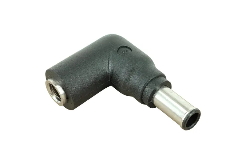 C6 DC-Netzteil-Stecker: 5,5 mm x 2,5 mm Buchse auf 6,5 mm x 4,5 mm Stecker mit Mittelstift