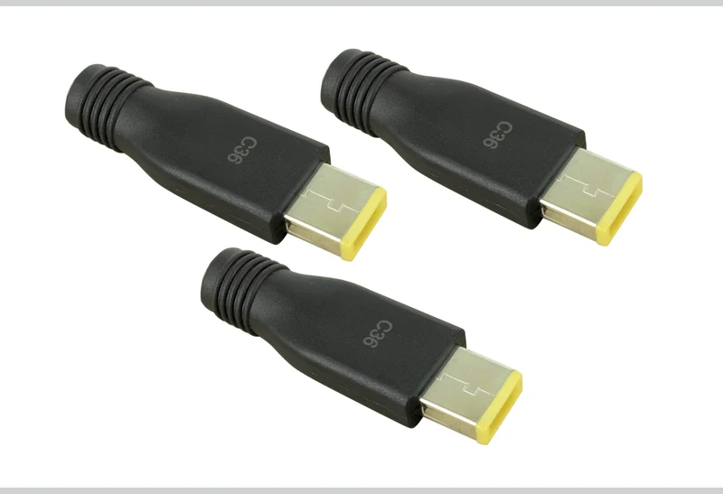 C31 DC-Stromadapter-Stecker: 5,5mm x 2,5mm Buchse auf 3,0mm x 1,1mm Stecker