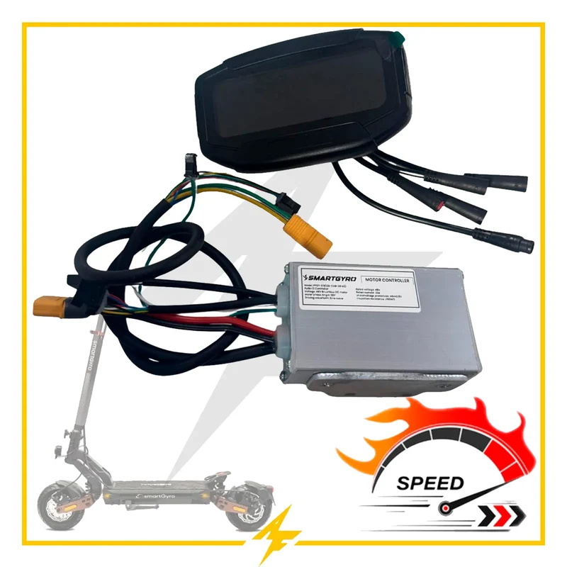 Controladora y Pantalla Display Kit para Deslimitar Patinete Eléctrico Smartgyro Ryder 1