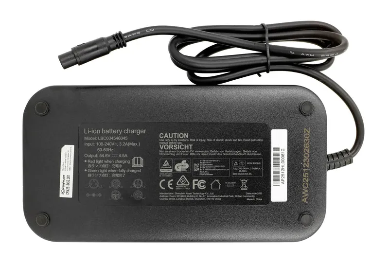 54,6V 4,5A Schnelles Smart-Ladegerät (3-polig) für SUPER73 48V E-Bikes | Passend für RX, S2, Z, Adventure