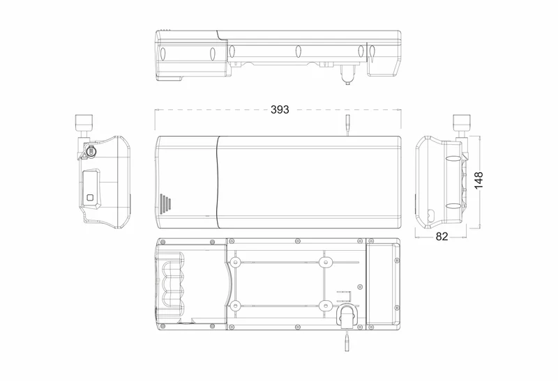 36V 17,5Ah Heckträgerakku für Ansmann-Systeme | Passend für BBF, Raleigh, Columbus & Steppenwolf