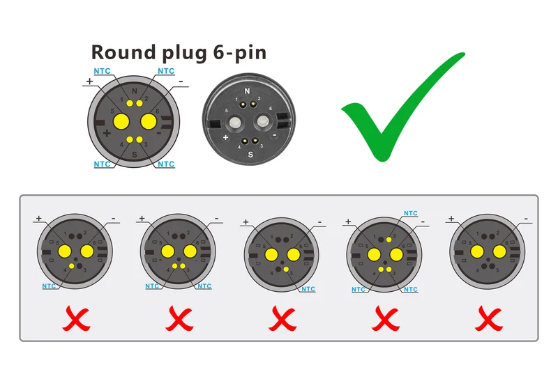 42V 2A Ladegerät für 36V BMZ / Rotwild / Impulse Akkus | Rosenberger Magnetstecker