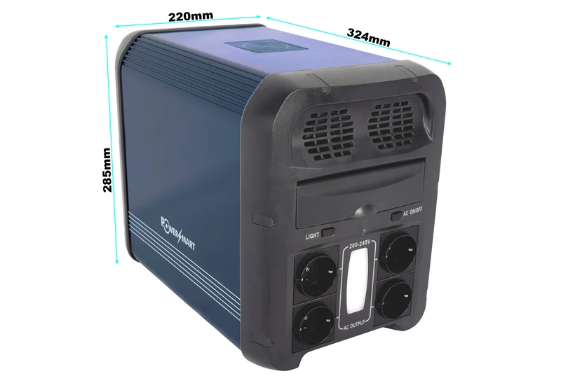 PowerSmart 1200W Portable Power Station 1152Wh | LiFePO4 Akku | Solargenerator
