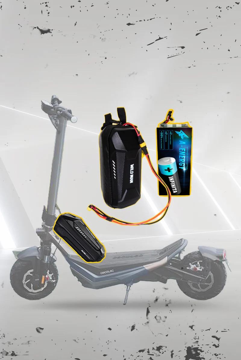 Batería externa de autonomía 60V para patinete eléctrico Cecotec Bongo Z75 - Instalación fácil y autonomía superior con AF SCOOTERS