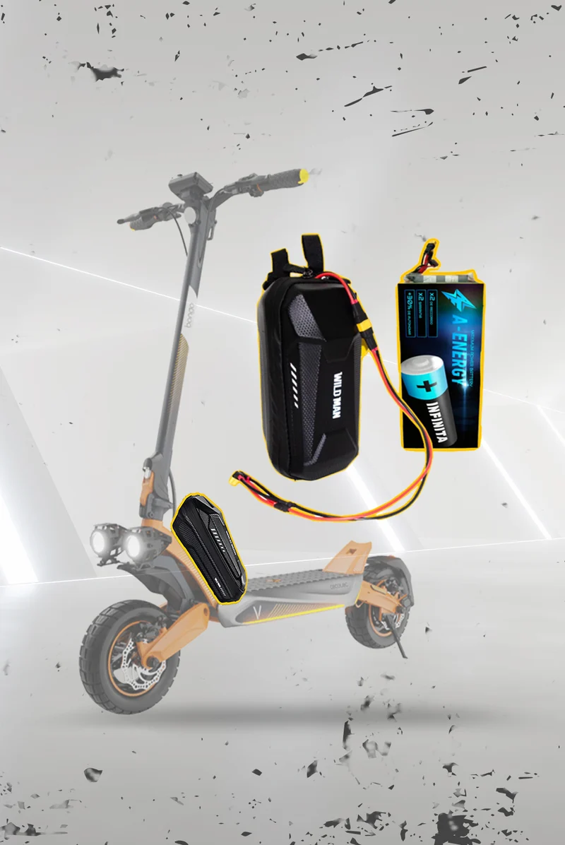 Batería externa de autonomía 48V para patinete eléctrico Cecotec Bongo V70 - Instalación fácil y autonomía superior con AF SCOOTERS