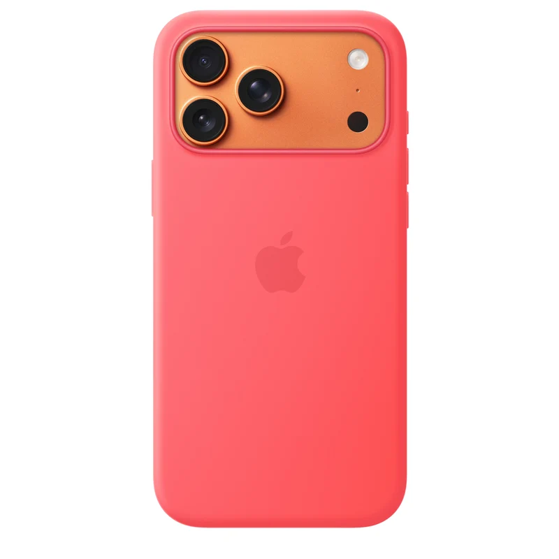 Funda de silicona con MagSafe para el iPhone 17 Pro Max - Guayaba intenso