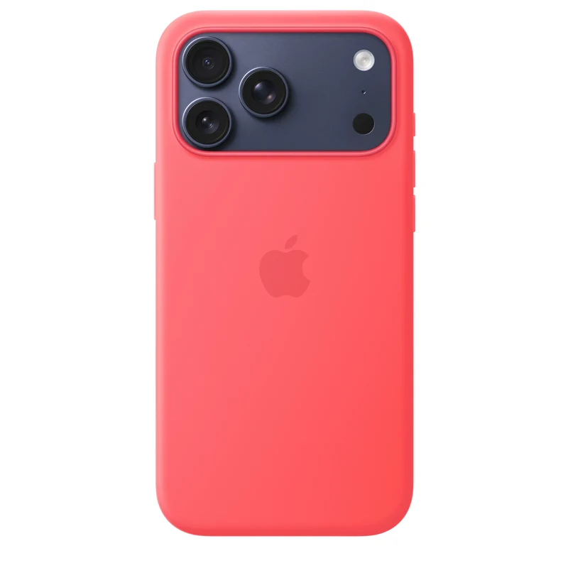Funda de silicona con MagSafe para el iPhone 17 Pro Max - Guayaba intenso