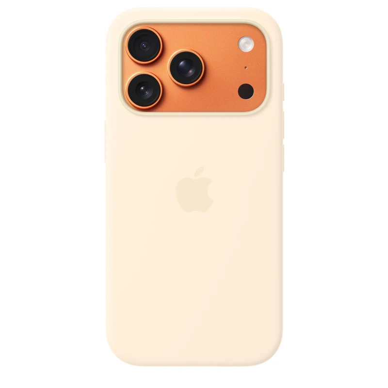 Funda de silicona con MagSafe para el iPhone 17 Pro - Vainilla