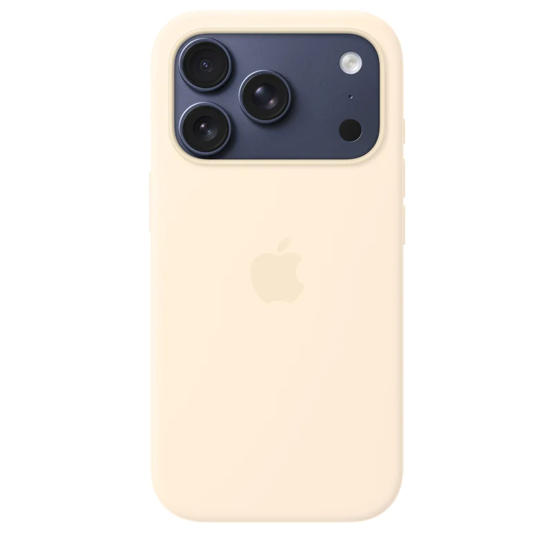 Funda de silicona con MagSafe para el iPhone 17 Pro - Vainilla