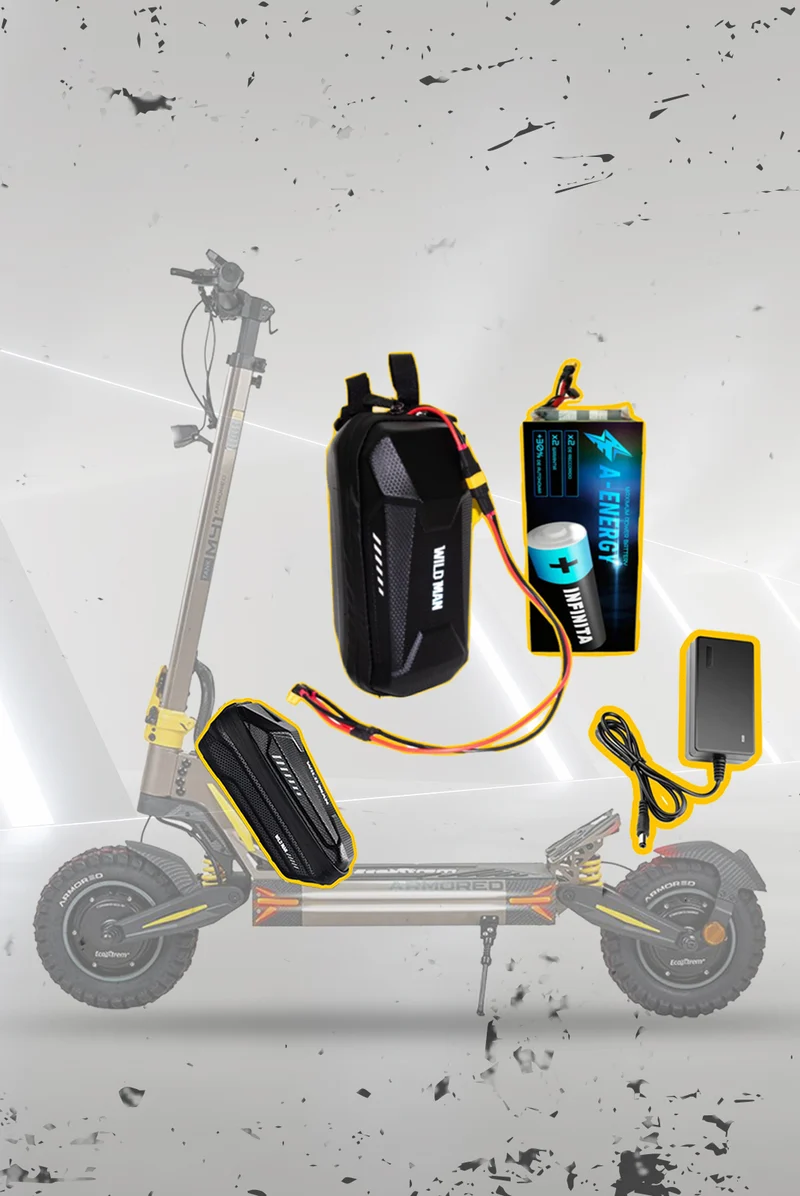 Batería de velocidad 12V patinete eléctrico Ecoxtrem M41 Armored - ¡Llega a velocidad máxima con AF SCOOTERS!