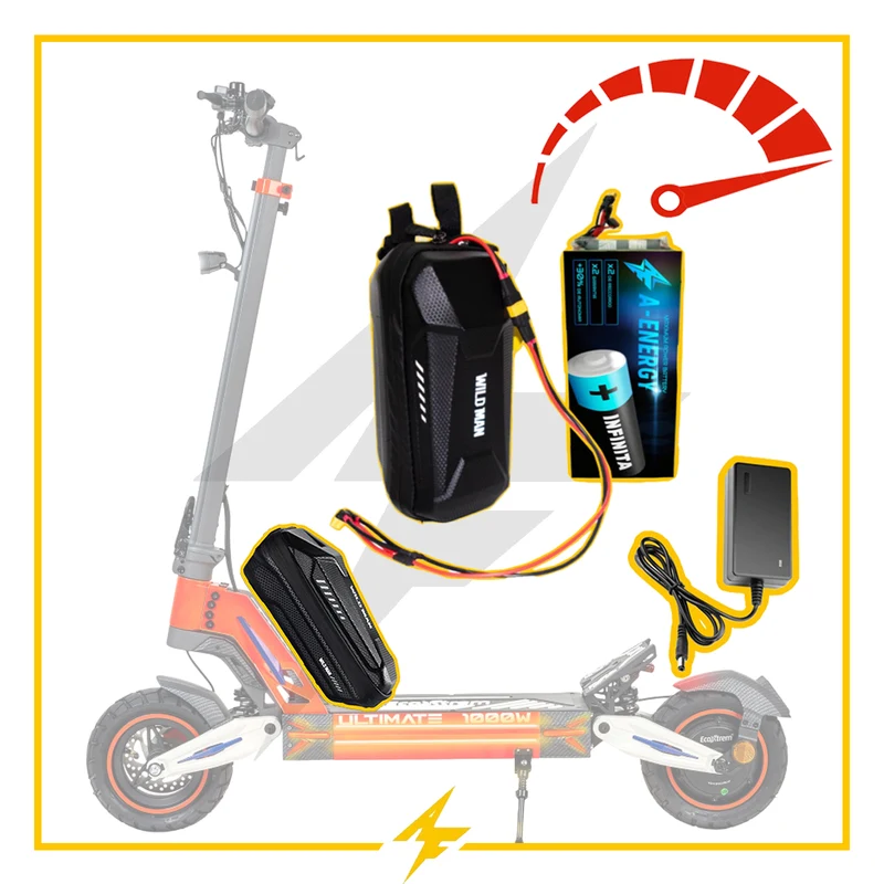 Batería de velocidad 12V para patinete eléctrico Ecoxtrem M41 Tank - ¡Llega a velocidad máxima con AF SCOOTERS!