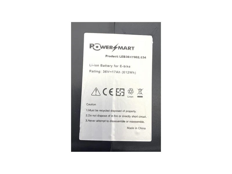 36 V 17 Ah Li-Ionen-Akku für E-Bike mit 4-poligem XLR-Ladeanschluss, Ersatz für Raleigh Dover Impulse R Classic, Dover Impulse 8