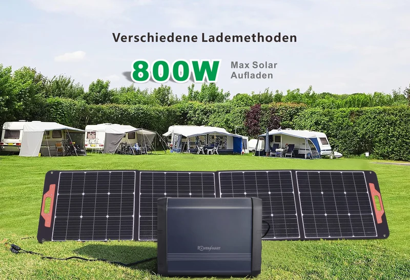 PowerSmart 2200W Portable Power Station 2160Wh | LiFePO4-Akku | Ultraschnelle Ladung
