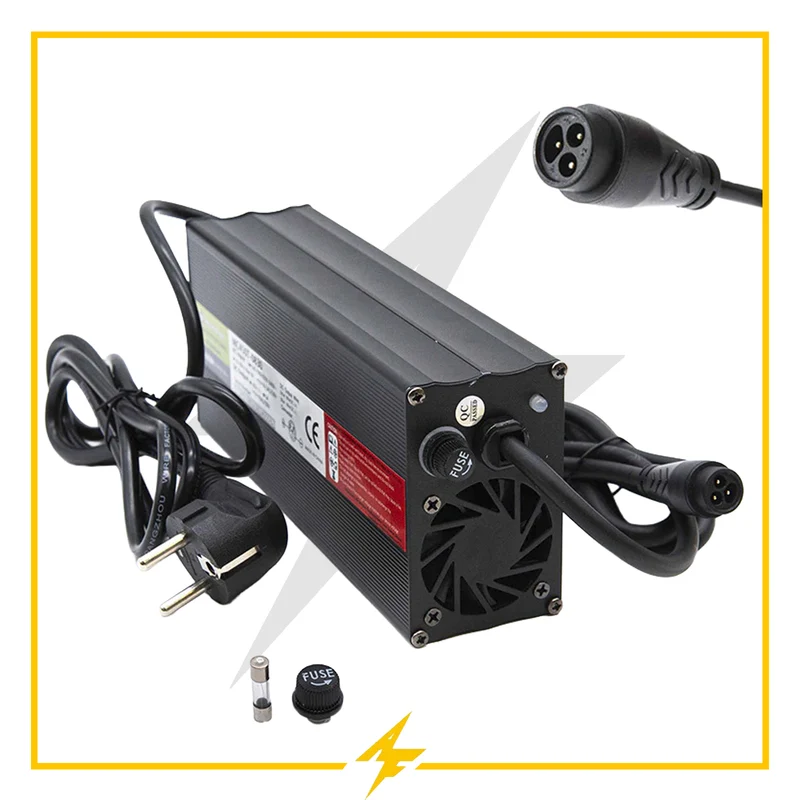 Cargador 72V 5A salida 84V para patinete eléctrico Dualtron con conector LP16-3 - seguridad y eficiencia con AF SCOOTERS