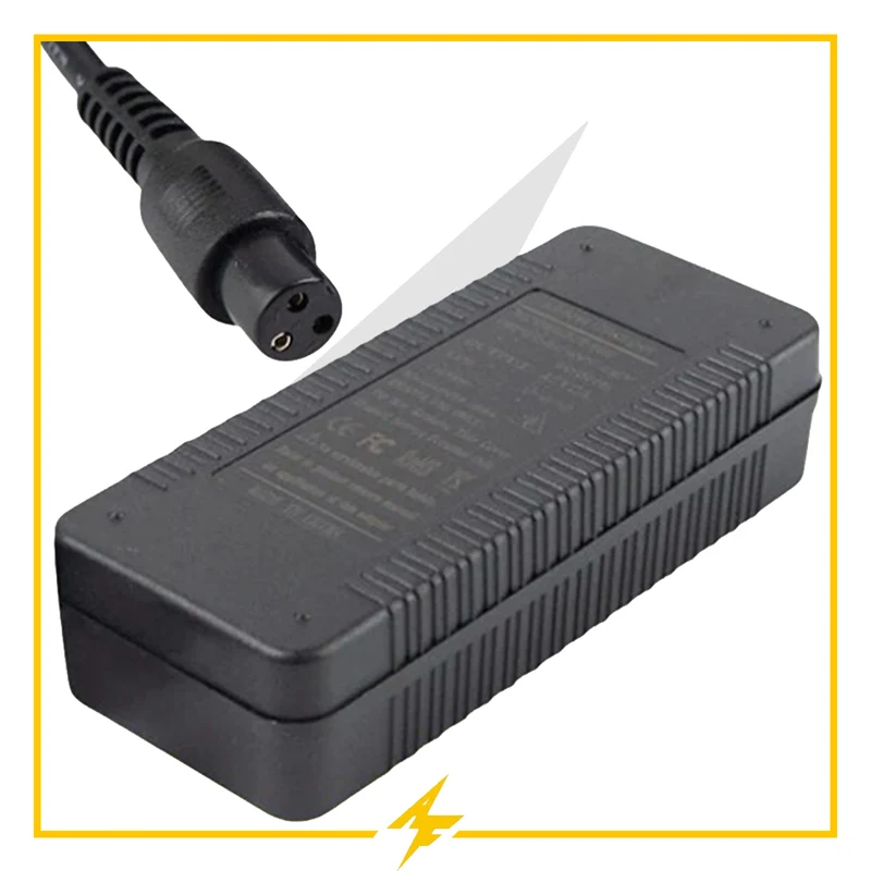 Cargador 36V 2A salida 42V para patinete eléctrico con conector GX12 - potencia segura para tu patin