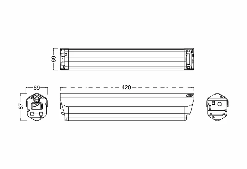 36V 14,5Ah Zunda Z901 Z902 E-Bike Ersatzakku