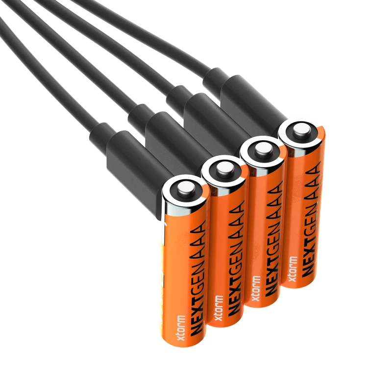 Pack de 4 pilas recargables con USB-C de Xtorm - AAA