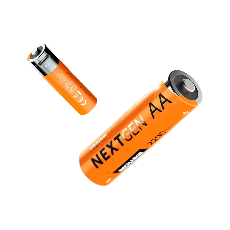 Pack de 4 pilas recargables con USB-C de Xtorm - AA
