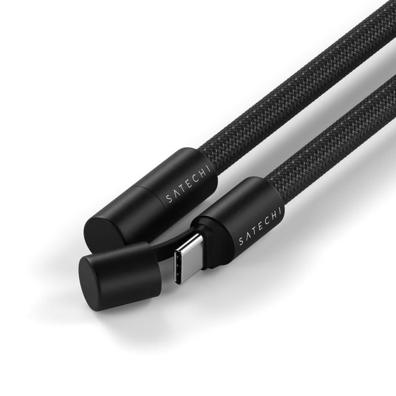 Correa para iPhone OntheGo™ Crossbody con cable USB-C de Satechi - Negro