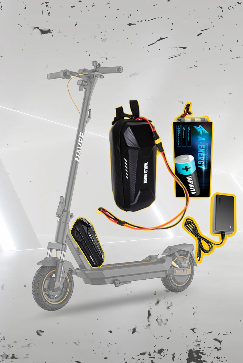 Batería de autonomía conmutada 48V para patinete eléctrico NAVEE Urbano GT3 Max - Instalación fácil y autonomía superior con AF SCOOTERS
